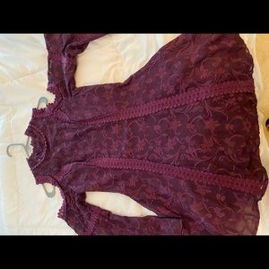 Brand new lace cold shoulder dress